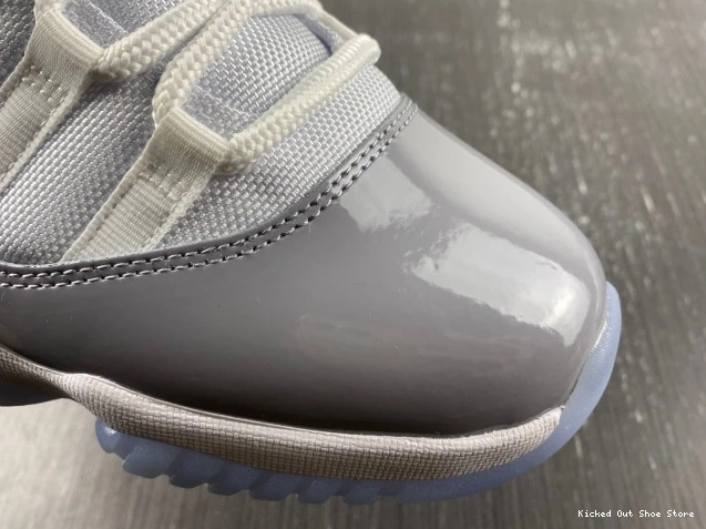 Kicked Out Shoe Store Grey Jordan Air 11 AV2187-140 Cement Low 0814